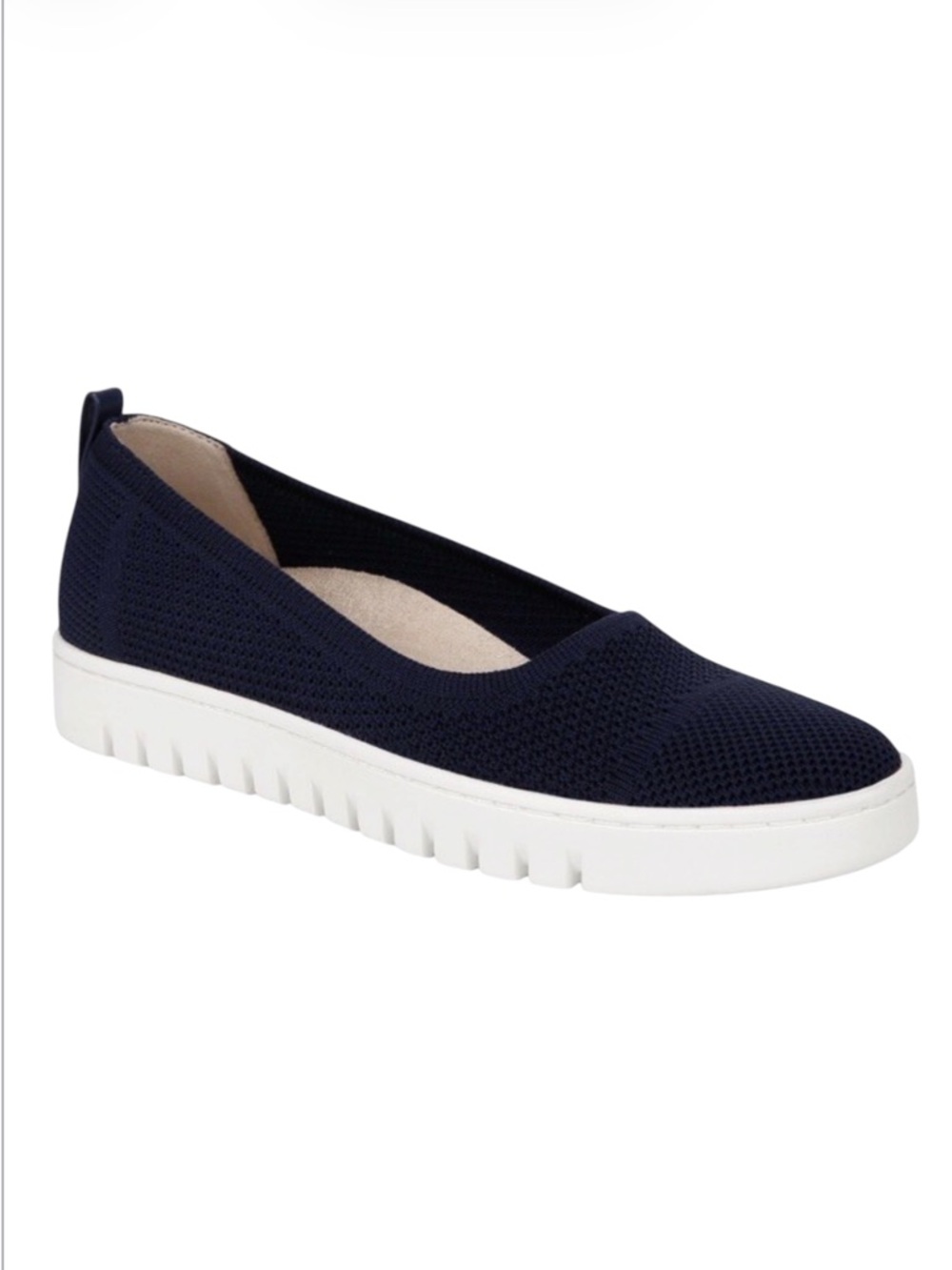 Vionic Uptown Skimmer Knit Navy Flats Size 6